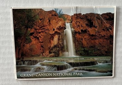 Grand Canyon National Park Havasu Falls 2001 Chrome Posted & Stamped Postcard