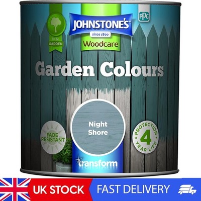 Johnstone s - Gartenfarben - Night Shore - Holzfarbe außen - verblassen