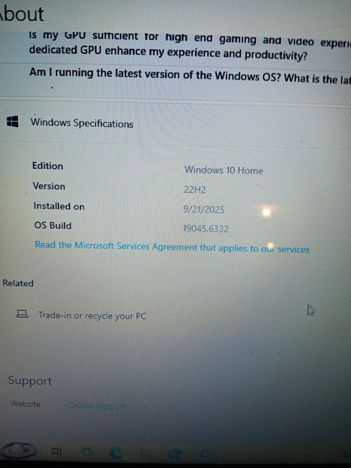  HP 15t (V1Z72AV_1 / 2016) 8GB DDR3 RAM 120GB SSD WIN10 HOME 64 BIT USADO  Foto 4 de 4