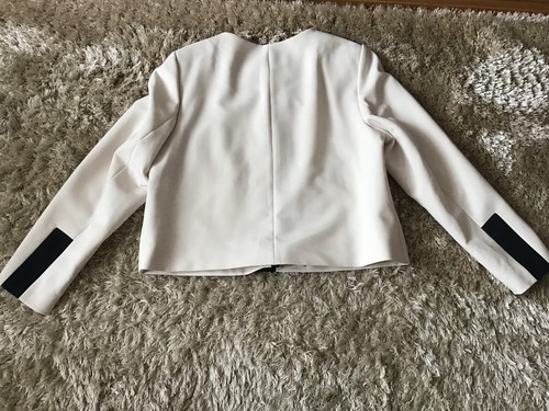 BNWT Marks & Spencer M&S Collection Cream & Black Smart Short Jacket Size 18 - Picture 9 of 20