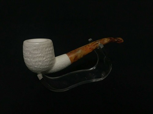 Block Meerschaum Pipe Best Quality handmade unsmoked pipe master by M.Dülger + w - Picture 3 of 7