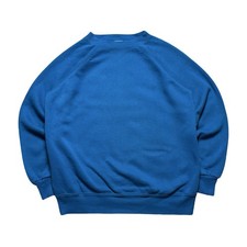 Vintage Hanes Her Way Pullover Crewneck Sweatshirt Large USA Blue