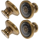 4Pcs Cabinet Knob Vintage Drawers Knobs Kitchen Cabinet Cupboard Drawer Door