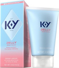 K-Y Jelly Personal Lubricant Water Based Lube for Wetter Sex 4 oz NEW