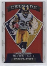 2021 Panini Rookies & Stars Crusade Red Prizm 45/99 Marshall Faulk HOF 04br