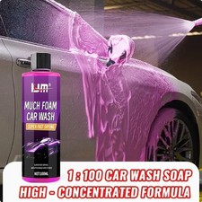 Snow foam car wash soap for use with foam cannons, foam guns or wash system