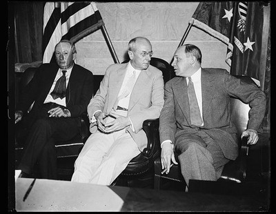 Washington DC Homer S. Cummings Donald Richberg 1935 NRA Blue Eagle Meeting