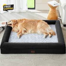 Extra Large Dog Bed, Washable Couch with Removable Waterproof Cover Orthopedic