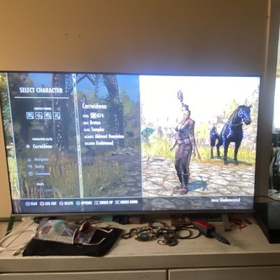 PS4 500GB Black Console w/ controller + 55  Amazon Fire TV w/remote 