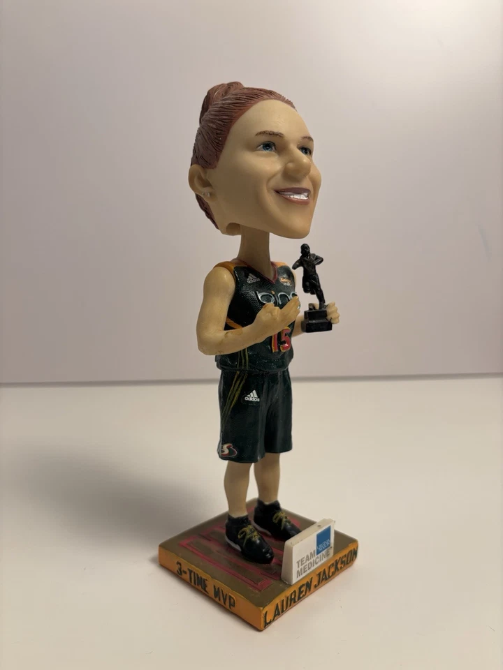 Lauren Jackson #15 Seattle Storm Legend Jugador Más Valioso BobbleHead WNBA 24 de junio de 2011 NUEVO Foto 3 de 4