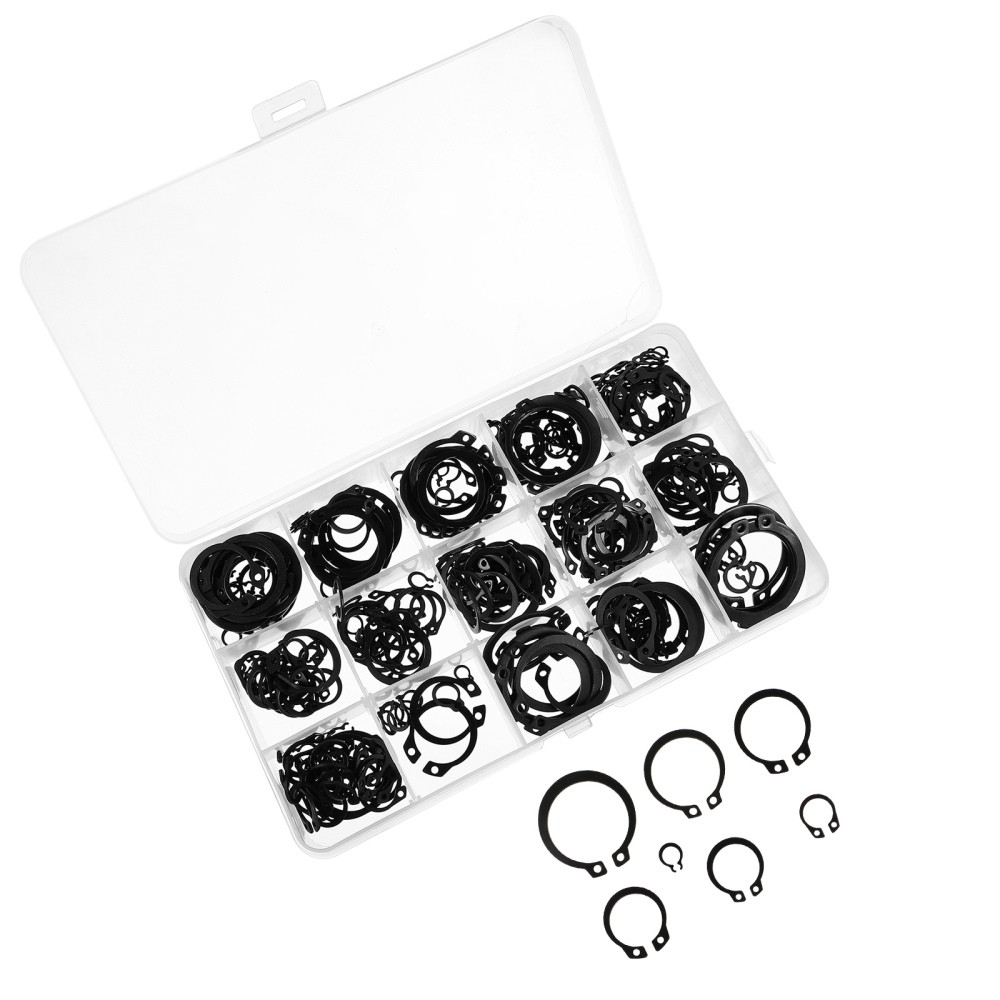 320 Pcs Right Angle Corner Clamps Tools Snap Rings Assortment Kit
