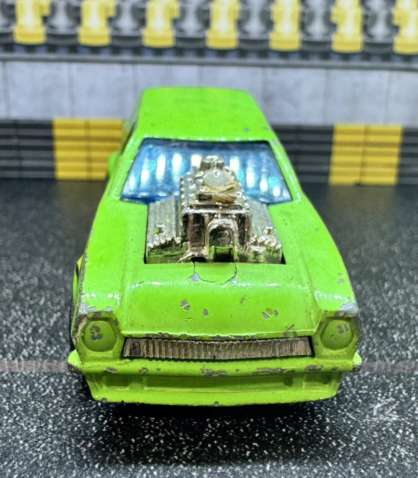 Hot Wheels Redline 1976 Poison Pinto verde claro ruedas Redline Foto 2 de 4