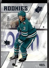 23/24 SPx ROOKIE #196 HENRY THRUN RC (122/299)