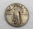 1928 S Standing Liberty Quarter - 90% Silver 25 Cent US Coin - Lower Mintage