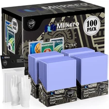 200 Card Sleeves Top Loaders for Cards, 3"X4" Toploaders for Cards, Premium Base