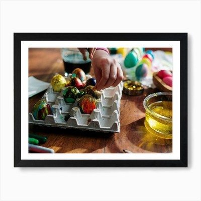 Ostereier 49 Kunstdruck gerahmt Wandbild Poster Leinwanddruck Bild