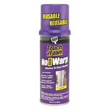 Touch 'N Seal 7565004000 Spray Foam Sealant, Straw Application Method 12 Oz,