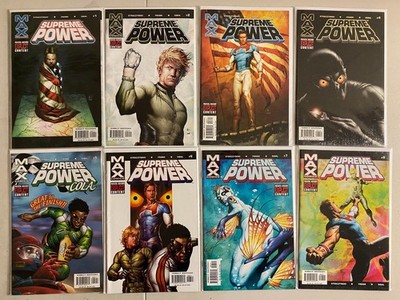 Supreme Power complete set #1-18 18 diff avg 8.0 (2003-05)
