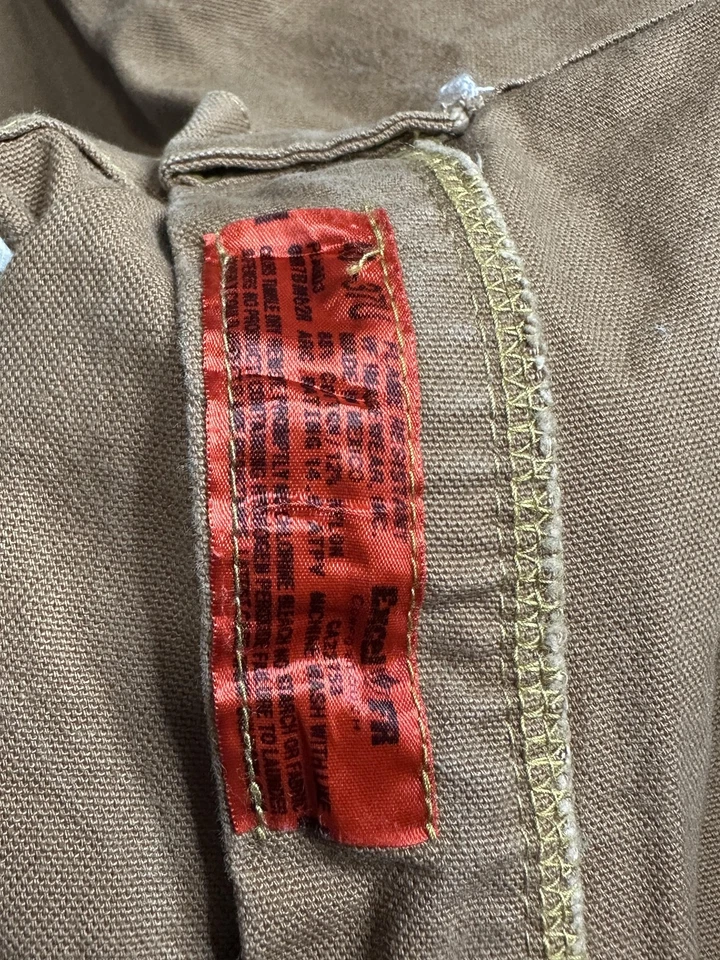 Pantalones Bulwark FR para hombre 38X30 marrón resistente al fuego ropa de trabajo ropa de protección Foto 3 de 4