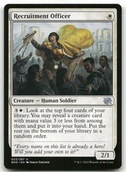 Recruitment Officer - The Brothers' War (BRO) #23 Uncommon