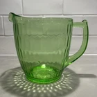 Jeannette Glass Company Green Depression Glass Pitcher