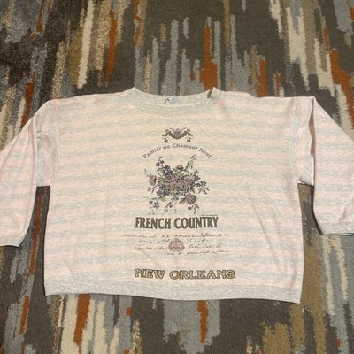 WOMEN'S Vintage RICH TEE'S SPORTSWEAR New Orleans 1991 SWEATSHIRT One Size XL L