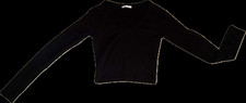 Bershka Damen Pullover Strick Langarm Grau Un...