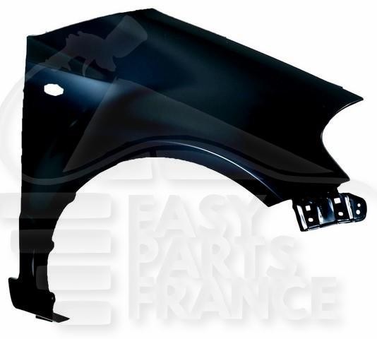 Aile avant-droit Fiat Sedici pour réparer un choc aile droite avec moulure et feu clignotant
