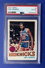 1977 Topps Earl Monroe New York Knicks #6 PSA 6 EX-MT