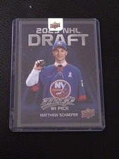 2025-26 UPPER DECK MVP #DP-1 Matthew Schaefer #1 DRAFT PICK SSP