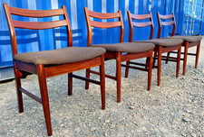 4 Teak Jentique Dining Chairs Mid Century Retro Vintage 1970s  FREE Delivery🚚🚚