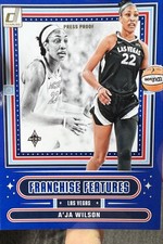 2025 Panini Donruss WNBA - Franchise Features A'ja Wilson #11 Press Proof Blue