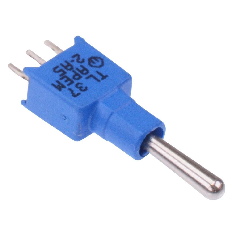 TL37P010200 APEM (On)-Off-(On) Momentary Subminiature PCB Toggle Switch SPDT