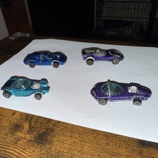 VTG Hot Wheels Redline Lot of 4: Beatnik Bandit, Silhouette, Ford MK IV, Torero