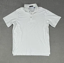Greyson Polo Shirt Mens Large White Performance Golf NEW