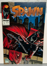 Spawn #5 1st app Billy Kincaid & Sherlee Johnson Poster intact Image Comic 1992