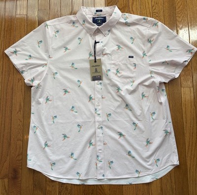 Chubbies The Parrot Party Performance Friday Buttoned Shirt - Adult XXL