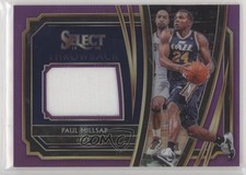 2019-20 Panini Select Throwback Memorabilia Purple Prizm /99 Paul Millsap 5l1
