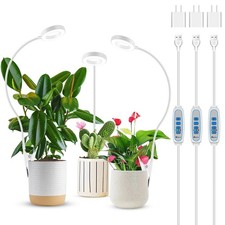 Grow Lights for Indoor Plants, Full Spectrum Clip on Plant Lights for Indoor ...