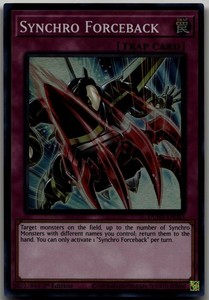 Synchro Forceback DUNE-EN085 Super Rare 1st Edition Yu-Gi-Oh!