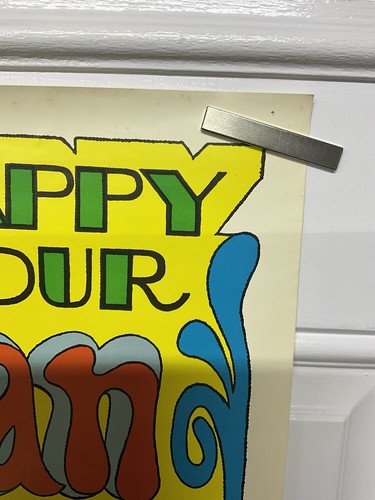Vintage 1960s Southern Comfort In Manhattan Happy Hour Poster - Picture 6 of 8