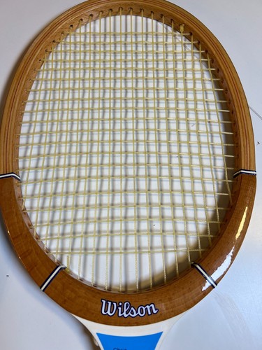MINT Vintage Wilson Chris Evert Pro Wooden Tennis Racquet w/ Cover - Picture 3 of 20