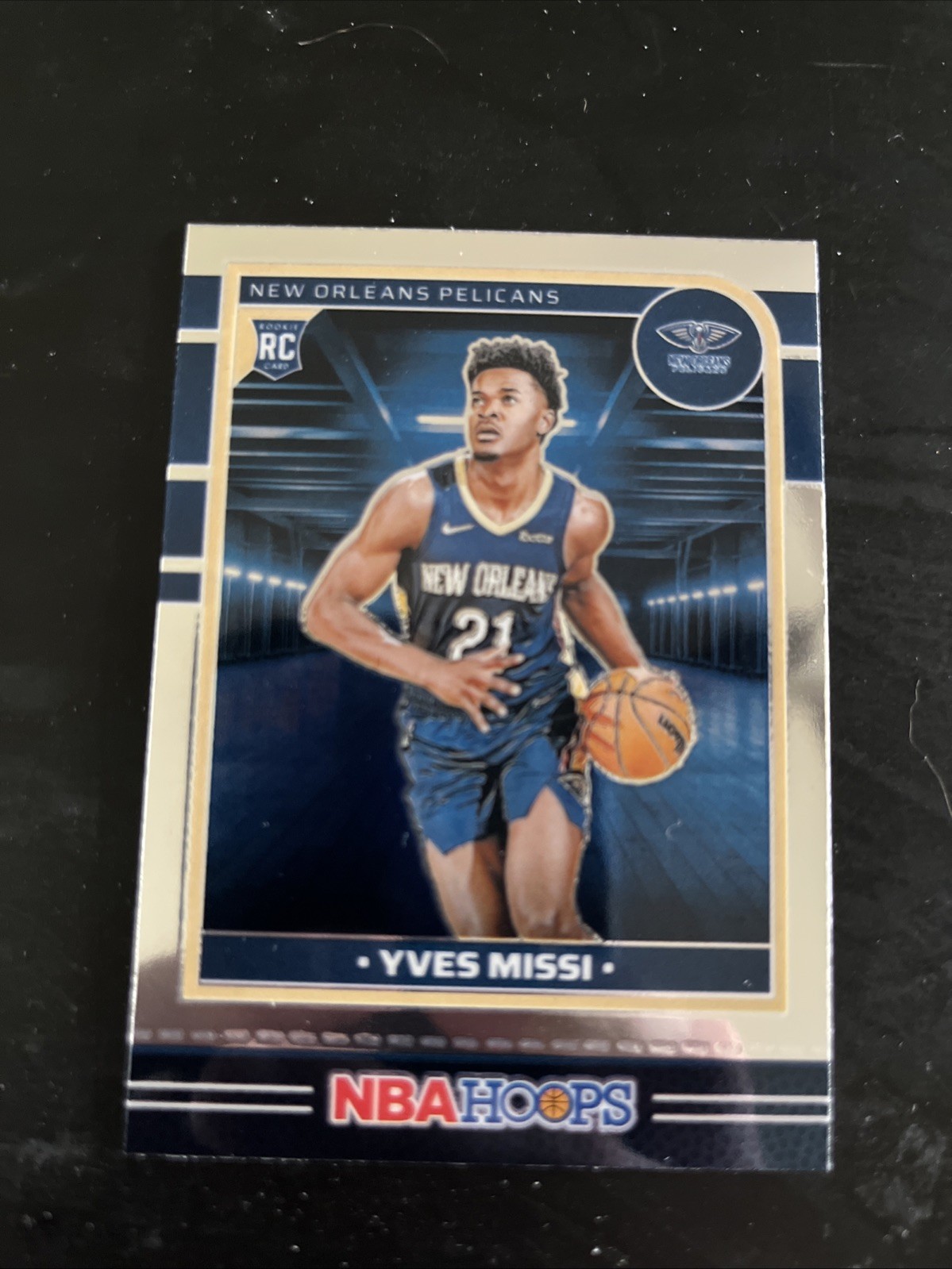 2024-25 NBA Hoops #251 - SILVER PRIZM PREMIUM ROOKIE (RC) YVES MISSI - Pelicans