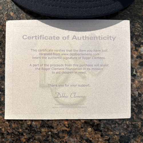 Roger Clemens Signed Autographed New York Yankees New Era Cap Hat COA 6CY Inscrp - Picture 6 of 8