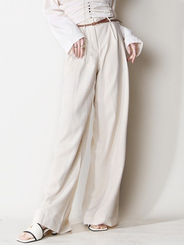 Summer Womens Wide Leg Pants Breathable Cotton Linen Wide Leg Loose Casual Pants - Bild 25 von 25