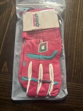 NEW Sportz Drip Adult Small/Medium Premium Pro Short Cuff Batting Gloves - A S/M