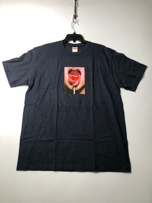 SUPREME Lollipop Tee Men's Size L Black | eBay