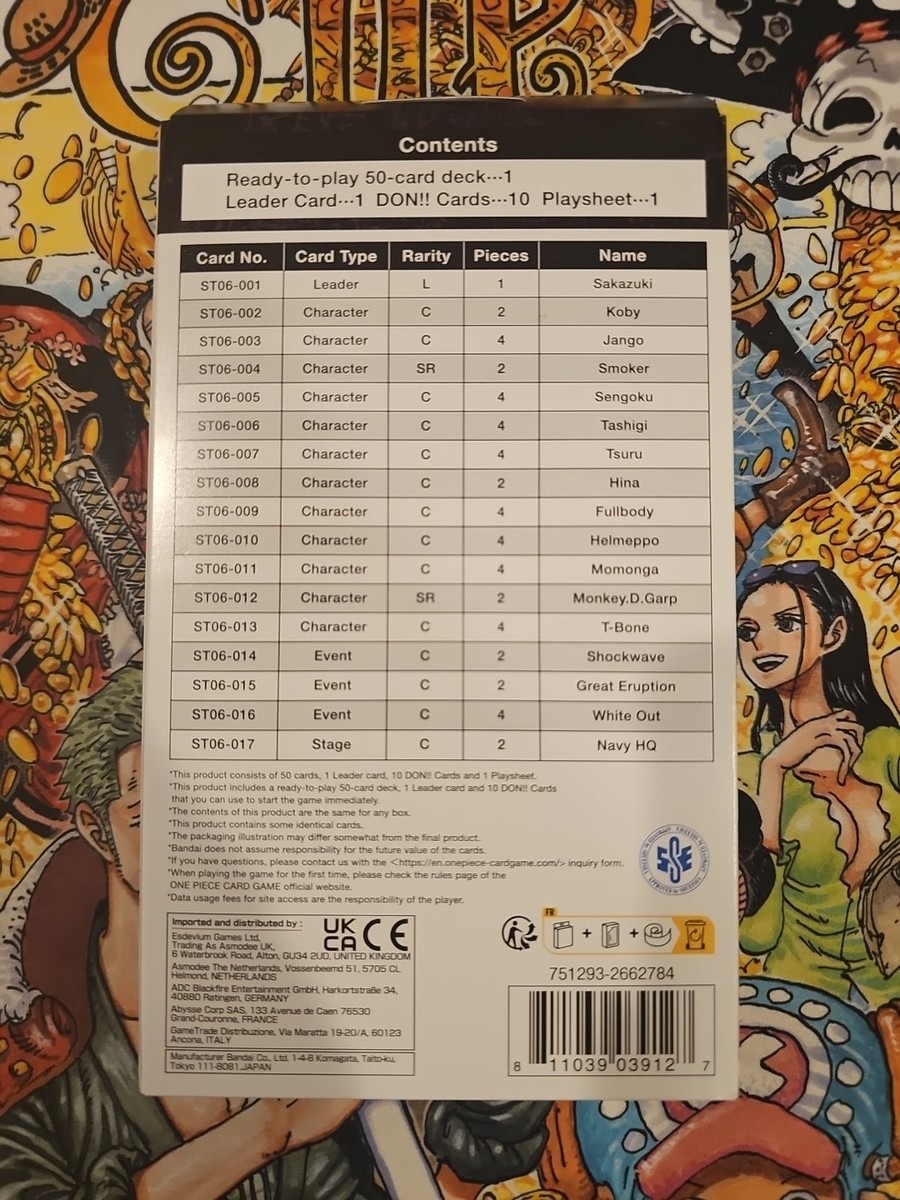 one piece card game st 06 ONE PIECE CARD GAME main image 0