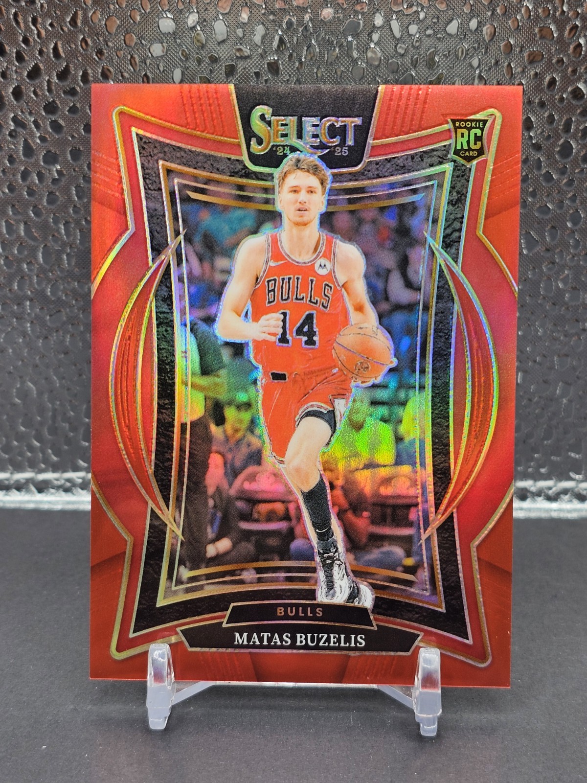 2024 Panini Select Matas Buzelis Red Prizm Concourse Level Rookie /199 #70