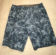 Rip Curl Boardwalk Mens 36 Shorts Blue Tropical Surfer's Walkshort